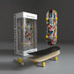 Lently Wood Fingerboards, Mini Fingerboards, 99mmL*29mmW (Big Mouth Cute Dragon) (Graffiti)