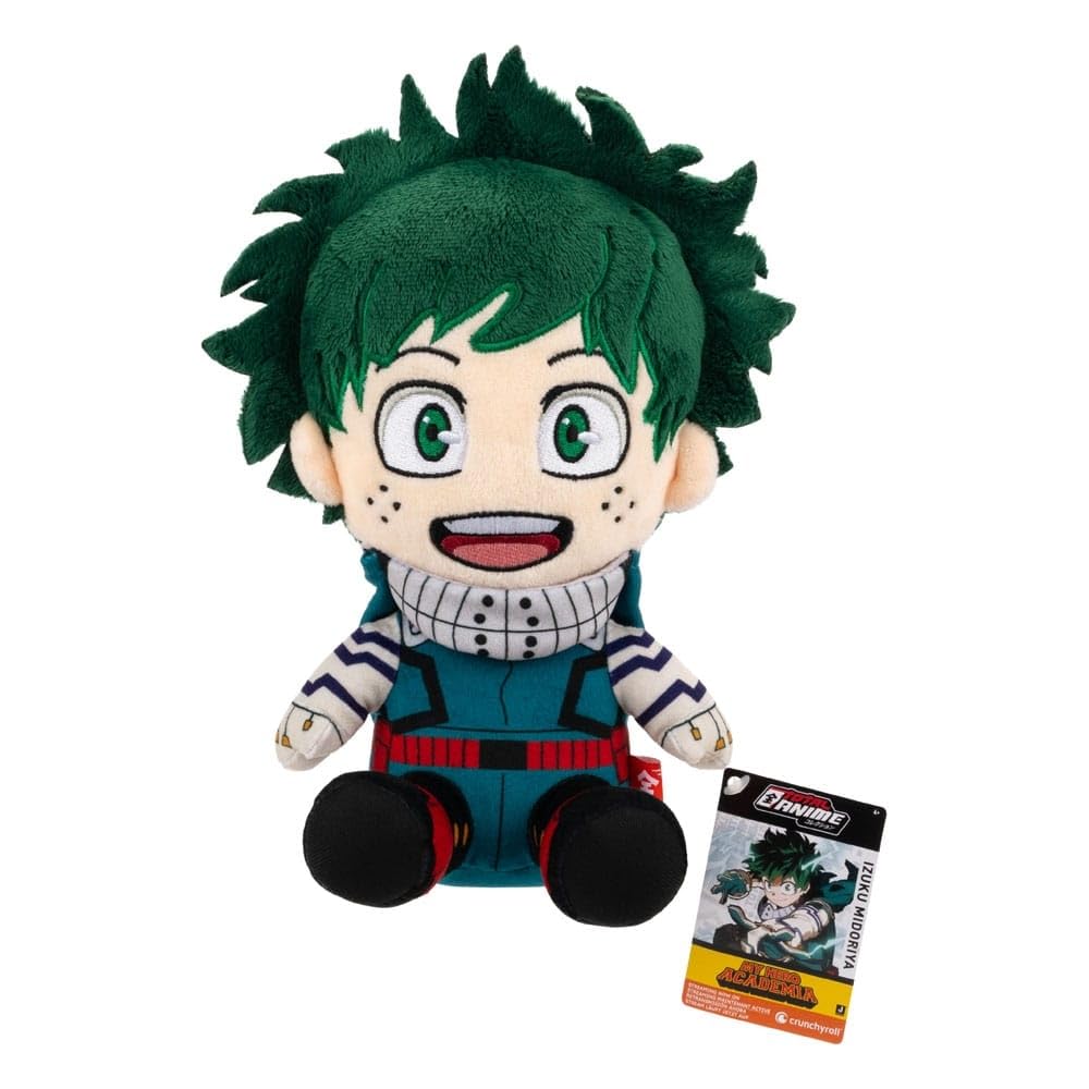Total Anime Izuku Midoriya 20cm Ultra Soft Plush Toy with Authentic My Hero Academia Details