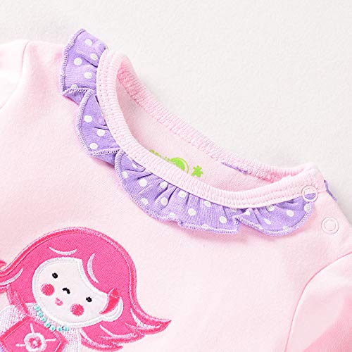 TATU Reborn Baby Dolls Clothes Girl 22 inch 4 Pcs Sets Outfit Fits 20-23 inch Reborn Doll Newborn Baby Girl Clothing