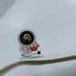 LEEFAI Fingerboard Wheels Hand Embedded Alloy Layer - Hot Finger Skateboard Wheels - Ultra Spin Bearings Wheels - 7.8mmx4.8 mm - White Wheels