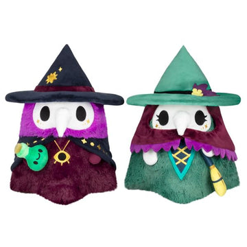 Squishable - Mini Witchy Plague Doctor & Nurse Set - The Mysterious Doctor Plague Collection - 10.75 in - Soft Toy Collectible Stuffed Animal