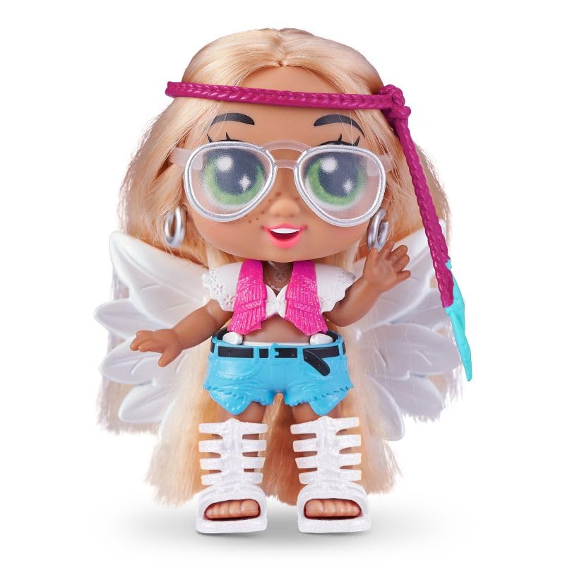 ITTY BITTY PRETTYS Angel High Cara Mello Doll with 10 Surprise Accessories by ZURU, Multicolor