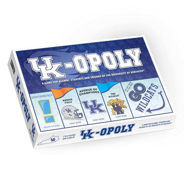 Late for the Sky University-Themed Opoly Board Game, 2-6 Players, Family Party Strategy, Tokens & Campus Locations, Gift for Students, Alumni and Fans