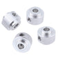 Hobbypark 4pcs RC Airplane Prop Saver 3.17mm with Screws Rubber O Rings Kit for Electric Engine Brushless Motor Shaft E Plane Replacement Parts