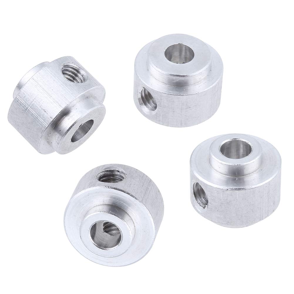 Hobbypark 4pcs RC Airplane Prop Saver 3.17mm with Screws Rubber O Rings Kit for Electric Engine Brushless Motor Shaft E Plane Replacement Parts