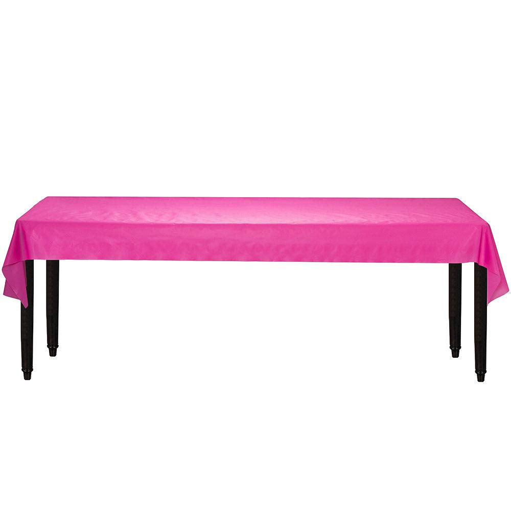 Amscan Table Needs, Jumbo Table Roll, Party Supplies, Pink, 40" x 250' 1ct