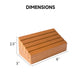 GSE Games & Sports Expert Wooden Playing Card Holders Tray Racks Organizer Set for Seniors Adults, Card Tray Racks for Bridge Canasta UNO Card Playing