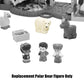 Fisher-Price Replacement Part Little People Choo-Choo Zoo Train Playset CMP36 - Replacement White Polar Bear Figure