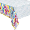 Vibrant Blue's Clues Multicolor Table Cover - 54" x 84" (1 Pc.) - Durable Rectangular Plastic Tablecloth - Perfect Kids Party Decor