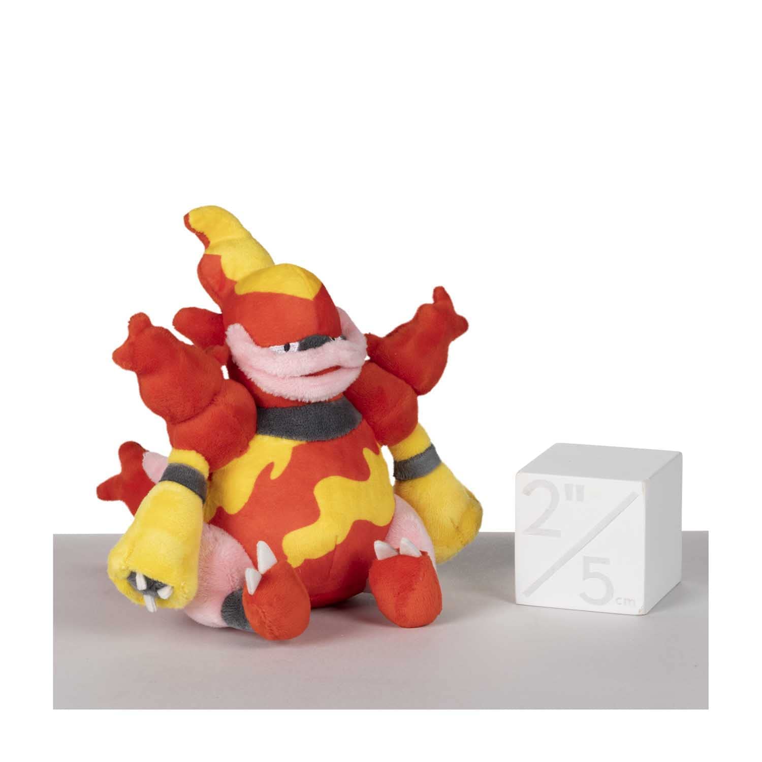Pokemon Center: Sitting Cuties: Magmortar Plush # 467 - Generation 4-6 in