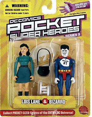 DC COMICS POCKET SUPERHEROS - LOIS LANE & BIZARRO
