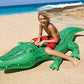 INTEX Giant Gator Inflatable Pool Float: Animal Pool Toy for Kids - 2 Heavy-Duty Handles - 176lb Weight Capacity - 80" x 45" - for Ages 3+