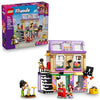 LEGO Friends Music Store & Apartment Building Set - Interactive Storytelling Playset for Girls & Boys, Ages 7+ - Includes Marimba the Corgi Toy - Gift