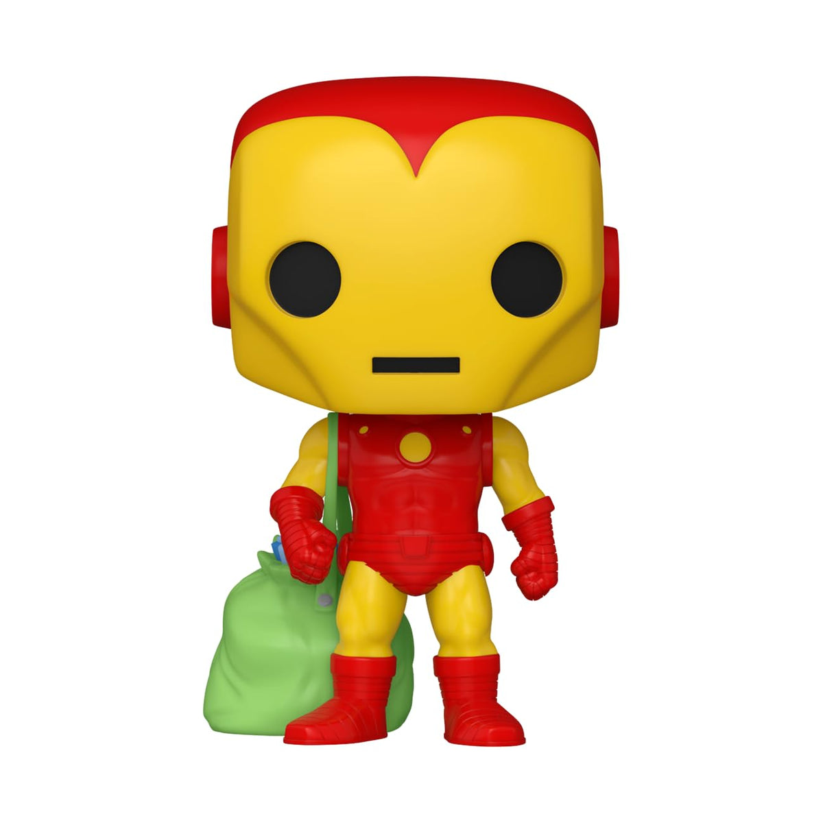 Funko POP! Marvel: Holiday - Iron Man with Bag - Marvel Comics - Collectable Vinyl Figure - Gift Idea - Official Merchandise - for Kids & Adults