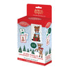 Old World Christmas Ready Rudolph Ornament and Cards, Plastic Rudolph The Red-Nosed Reindeer Ornament, Fun for Families