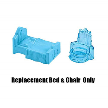 Replacement Parts for Fisher-Price Little People Frozen Elsa's Ice Palace - GGV29 ~ Replacement Blue Bed and Chair