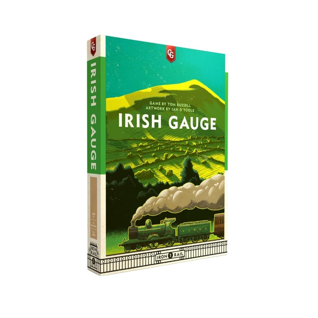 Capstone Games Irish Gauge Strategy Board Game for Ages 15+ | Economic Railroad Investment with Auction Bidding and Shareholding, Route Expansion