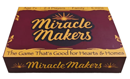 Miracle Makers Card Game | Christian-Themed, No Biblical Knowledge Required | Non-Denominational Fun | Ages 7+, 2-4 Players | Faith-based Gift | Great