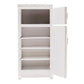 Dollhouse Accessories, 1:12 Dollhouse Kitchen Miniature White Refrigerator Furniture Model