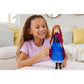 Mattel Disney Princess Dolls, Anna Posable Fashion Doll with Signature Clothing and Accessories, Disney's Frozen Movie Toys