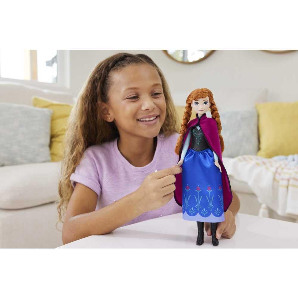 Mattel Disney Princess Dolls, Anna Posable Fashion Doll with Signature Clothing and Accessories, Disney's Frozen Movie Toys