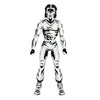 NECA Teenage Mutant Ninja Turtles (Mirage Comics) 1:7 Scale Collectible Action Figure, Casey Jones Black & White Figure