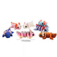 24 Pcs 3D Printed Axolotl Fidget Toy 3D Printed Small Animal Toy Flexible Cute Articulating Pet Stress Relief Fidget Toys forClassroom Rewards & Desk