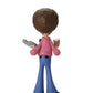 NECA Bob Ross - 6” Scale Action Figure - Toony Classics Bob Ross with Peapod