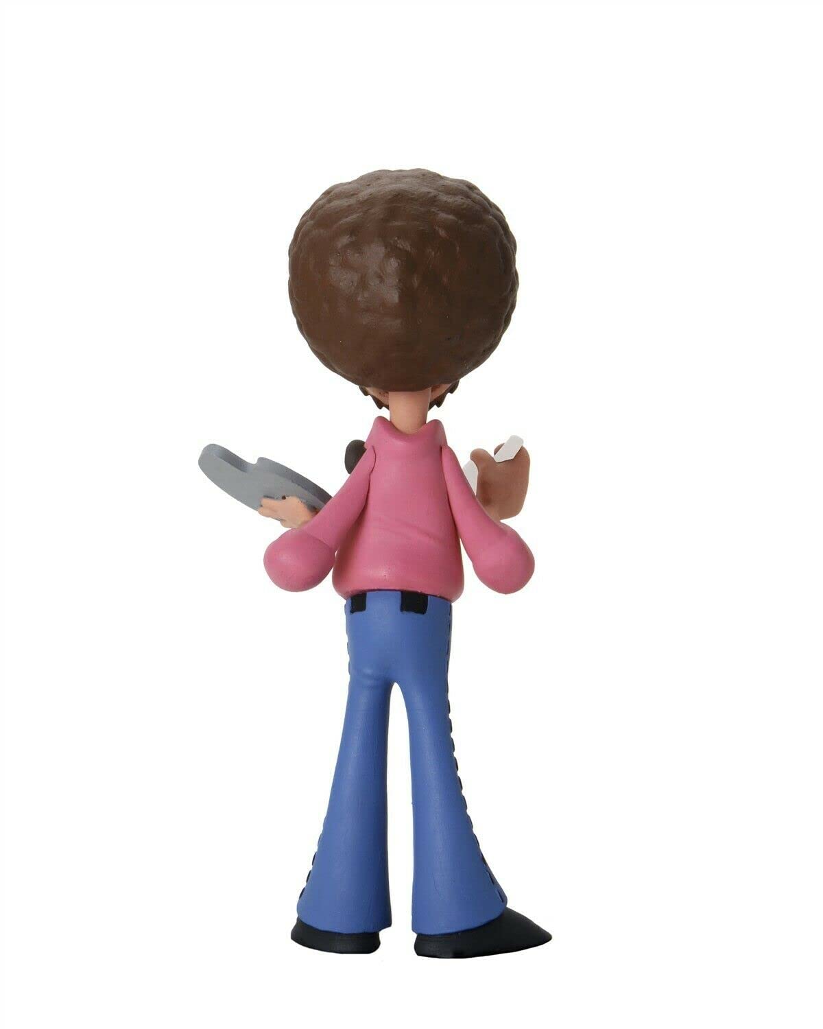 NECA Bob Ross - 6” Scale Action Figure - Toony Classics Bob Ross with Peapod