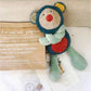 Ninqukico Plush Cute Bear Stuffed Animal Gifts for Kids, Cuddlekins 15Inches, Decorative Cuddly Toy with Mint Scarf, Collectible Room Decor (Blue
