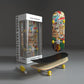 Lently Wood Fingerboards, Mini Fingerboards, 99mmL*29mmW (Big Mouth Cute Dragon) (Breakfast)