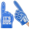 Okuna Outpost Blue Foam Finger - Lightweight Grip & Blue Sports Fan Accessories - Portable Design & Sports Party Favors - Two-Pack & Number One Fan