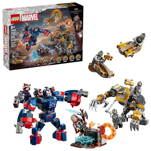 LEGO Marvel Avengers: Endgame Thor vs. Chitauri Building Toy - Pretend Playset W/ 7 Toy Minifigures for Boys & Girls, Ages 8+ - Super Hero Building