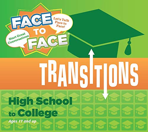 Harvest Time Partners Face to Face Transitions - High School to College Conversation Card Game, Conversation Starters for Students, Parents,