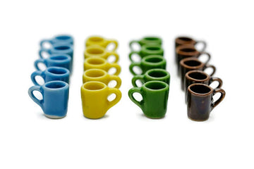 20 Mix Vintage Colorful Coffee Mug Tea Cup Dollhouse Miniatures Food Kitchen by Cool Price