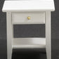 Dollhouse Miniature White Night Stand