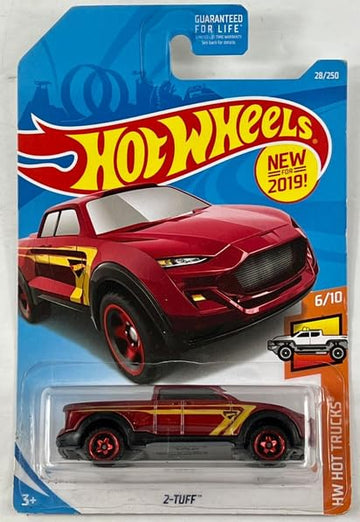 Hot Wheels 2-Tuff Truck, HW Hot Trucks 6/10 (Red)