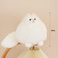Winsterch Cat Plush Stuffed Animal Toy, 10-Inch White Stuffed Cat for Girls