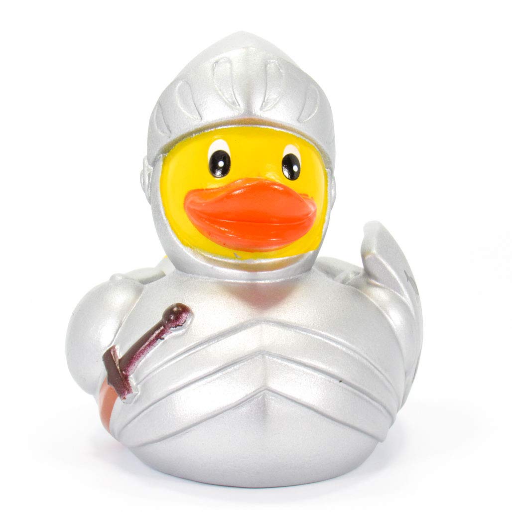 Yarto New Large Floating Bath Rubber Designer Duck in Armour Fun Gift Knight