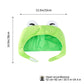 PRETYZOOM Frog Hat with Moving Ears Plush Green Cosplay Hat Party Headwear Novelty Frog Cap for Fun Dress up