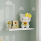 AlphaDesignLuxe 13? Kitty Plush Toy - Kawaii Cat Stuffed Animal with Yellow Bow & Sunflower, Soft Plush Doll Gift for Kids, Teens & Collectors