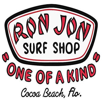 Pack of 6-2" Stickers -RJ Surf Shop Cocoa Beach Printed Decal Sticker