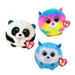 TY Toys Teeny Puffies Panda Bamboo - 10 CM,Black/White,2009130