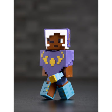 MINECRAFT Creator Series 3.25" Skin Poncho Action Figure with Accessories for Kids Ages 6 and Up