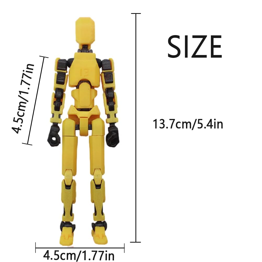 2026 New Assembly Completed-Titan 13 Action Figure,Dummy Robot 13 Action Figures Set,3D Printed Multi-Jointed Action Figures,Nova 13 Action Figure