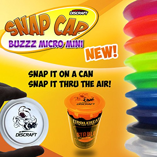 Discraft Buzzz Snap Cap Micro Mini Disc Golf Mini Marker and Sport Disc - Pink
