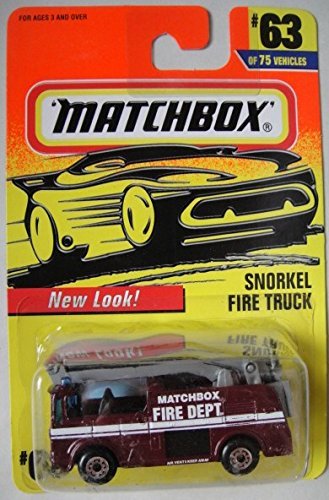 MATCHBOX SNORKEL FIRE TRUCK MATCHBOX FIRE DEPT. #63 by Matchbox