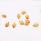 SXFSE Dollhouse Decoration Accessories,10Pcs 1:12 Dollhouse Miniature Fruit Yellow Peach Kitchen Dining Model Play Toy