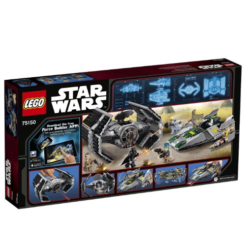 LEGO Vader's TIE Advanced vs. A-Wing Starfighter 75150