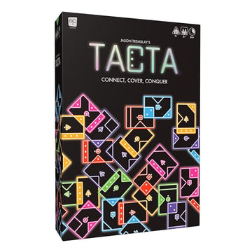 TACTA Card Game, Where Every Card Counts, Fast-Paced Strategic Shape Matching Party Game, Analyze and Optimize to Connect, Cover & Conquer to Win